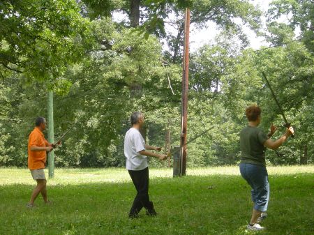 tai chi - gyakorls a szabadban