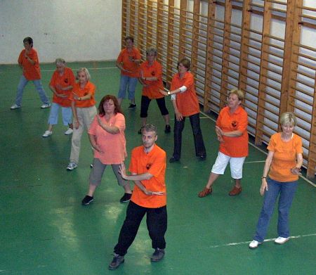 tai chi - gyakorls az edzteremben