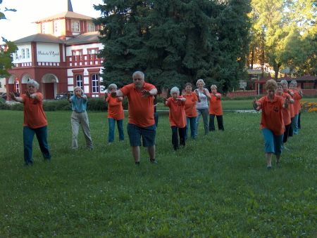 tai chi - gyakorls a szabadban